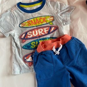 Surf shirt/short set